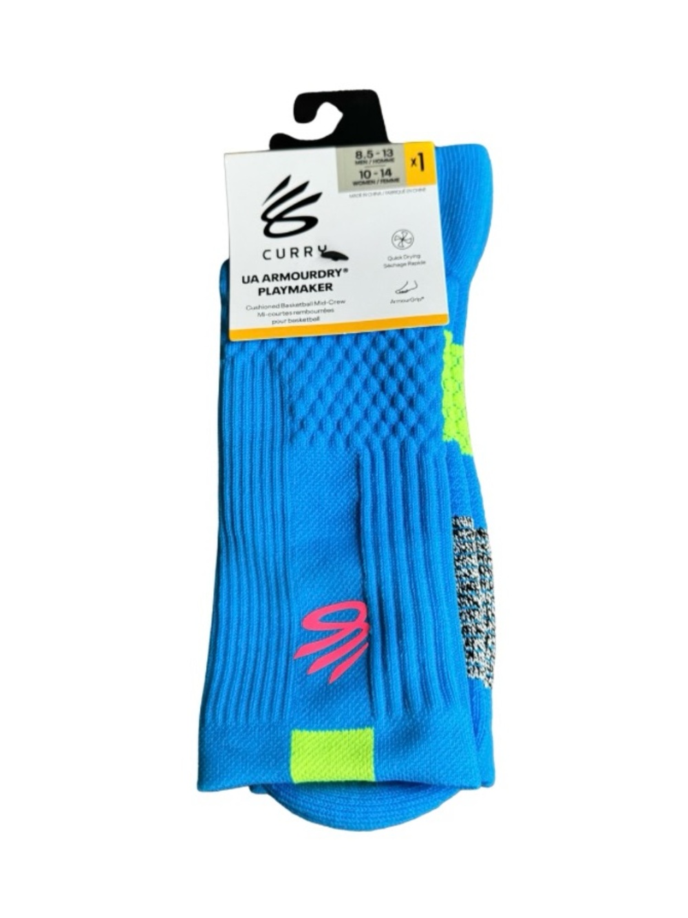 UA Curry Armourdry Playmaker Basketball Socks